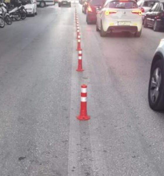 κυκλοφοριακό Πάτρα, κορύνες οδών, οδός Κορίνθου, οδός Αγίου Ανδρέου, οδός Γούναρη, παράνομη στάθμευση, οδική ασφάλεια, νόμος για κορύνες, Έλληνος Στρατιώτου, Πάτρα κίνηση, κυκλοφοριακό πρόβλημα, traffic Patras, traffic cones Greece, road safety Patras, Korinthou street, Agiou Andreou Patras, Gounari street Patras, parking problems Greece, kykloforiako Patra, korynes dromon, korynes Agiou Andreou, korynes Korinthou, παράνομο παρκάρισμα Πάτρα, Patra traffic jams, urban traffic management Greece,