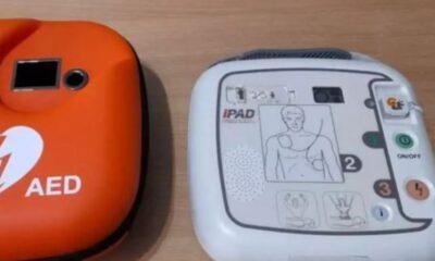 Δωρεά απινιδωτή στο Αστυνομικό Τμήμα Αιγιαλείας