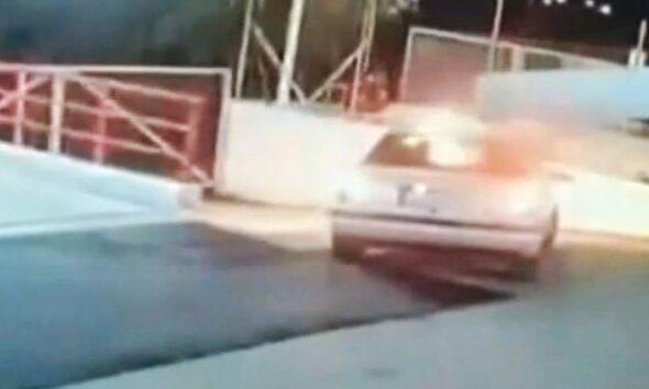 Τρομακτική στιγμή στην Πάτρα: Αυτοκίνητο παίρνει φωτιά μετά την ανεφοδιασία με υγραέριο