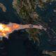 Εξέγερση του ηφαιστείου της Αίτνας εκτοξεύει τέφρα και καπνό, κλείνει αεροδρόμιο και φθάνει στην Πάτρα