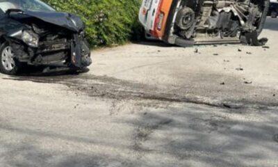 Σοβαρό τροχαίο ατύχημα στην Πάτρα: Αυτοκίνητα συγκρούστηκαν στην Εξω Αγυιά - Υπάρχουν τραυματίες και ζημιές σε παρκαρισμένα οχήματα