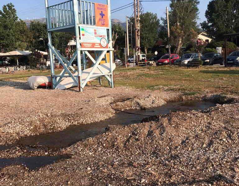 ΠΑΤΡΑ: Ανεπιθύμητη κατάσταση στην παραλία Δήμορηγόπουλου - Προβληματική παρουσία λάστιχων ποτιστικών και ανεξέλεγκτη δραστηριότητα βατράχων στη λίμνη - ΦΩΤΟ