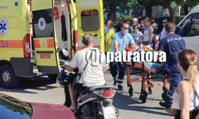 ΠΑΤΡΑ: Παράσυρση πεζής στην περιοχή της Αγίας Σοφίας - Άμεση επέμβαση του ΕΚΑΒ και μεταφορά στο νοσοκομείο - ΦΩΤΟ