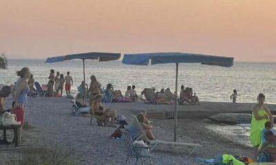 ΠΑΤΡΑ: Κλέων, ο ανελέητος καύσωνας παρατείνει την πολύωρη αναμονή στις παραλίες - ΦΩΤΟ