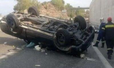 ΠΑΤΡΑ: Θανατηφόρο τροχαίο στην Εθνική Οδό Πατρών-Αθηνών κοντά στο Αίγιο - Ένας νεκρός και τραυματίες