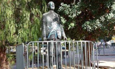 ΠΑΤΡΑ: Ο ανδριάντας του Ανδρέα Μιχαλακόπουλου - 'Eνα σύμβολο μνήμης και τιμής βεβηλωμένο