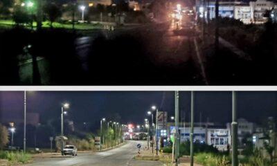 ΠΑΤΡΑ: Νέα φωτιστικά LED - Βελτίωση της ποιότητας ζωής και της ασφάλειας