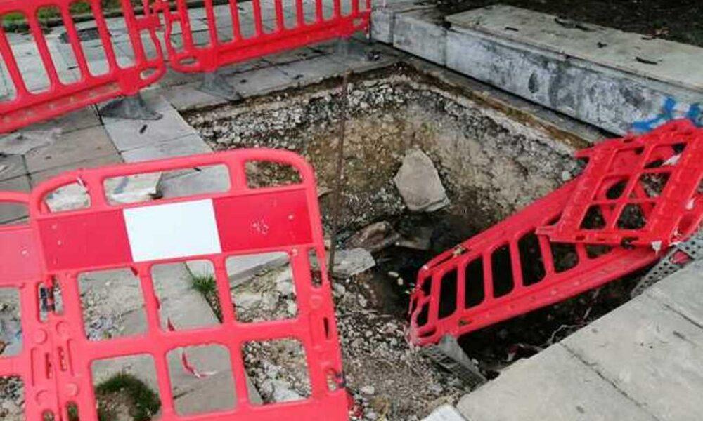 Αμέλεια και Κίνδυνος: Το Επικίνδυνο Χαντάκι στην Είσοδο του Μώλου της Αγίου Νικολάου στην Πάτρα - ΦΩΤΟ