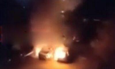 Πυρκαγιά στην Πάτρα: Πέντε Αυτοκίνητα Καταστράφηκαν από Εκρήξεις στην Τερψιθέα - ΦΩΤΟ