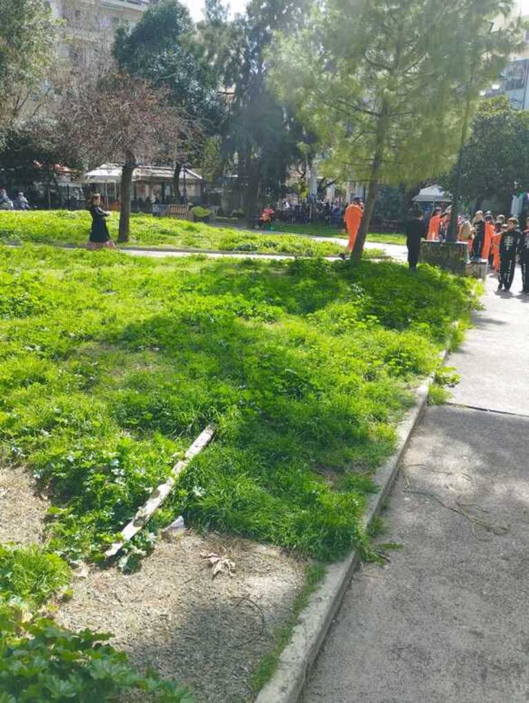 Πλατεία Όλγας: "Χάλια" στολίδι για το Καρναβάλι της Πάτρας - ΦΩΤΟ