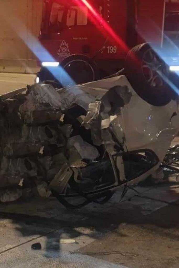 ΠΑΤΡΑ-Σφοδρό τροχαίο στα διόδια Ρίου: ΙΧ μετατρέπεται σε άμορφη μάζα σιδερικών - Σοβαρά τραυματίας ο οδηγός - ΦΩΤΟ