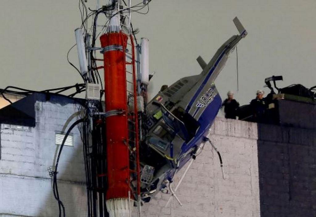 Το ελικόπτερο έπεσε μετά από λίγα δευτερόλεπτα από την απογείωση - BINTEO