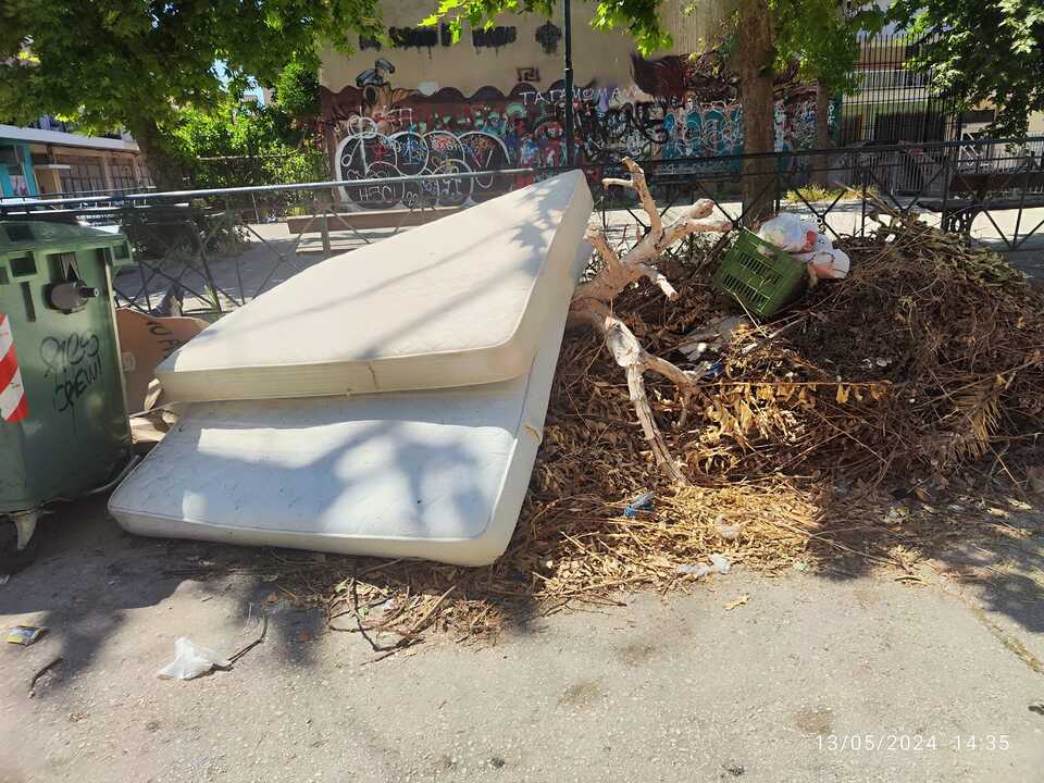 Σκουπίδια και κλαδιά πνίγουν την Πάτρα: "Ποιος ευθύνεται για την αδιαφορία;" ρωτά συμπολίτης - ΦΩΤΟ