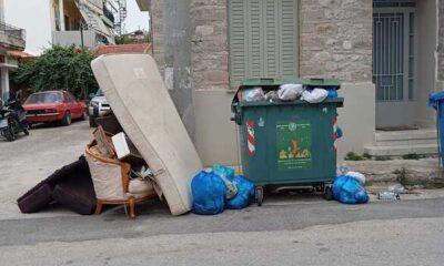 Σκουπίδια αντί για κατάνυξη: Η άθλια εικόνα στους δρόμους της Πάτρας την Μεγάλη Παρασκευή