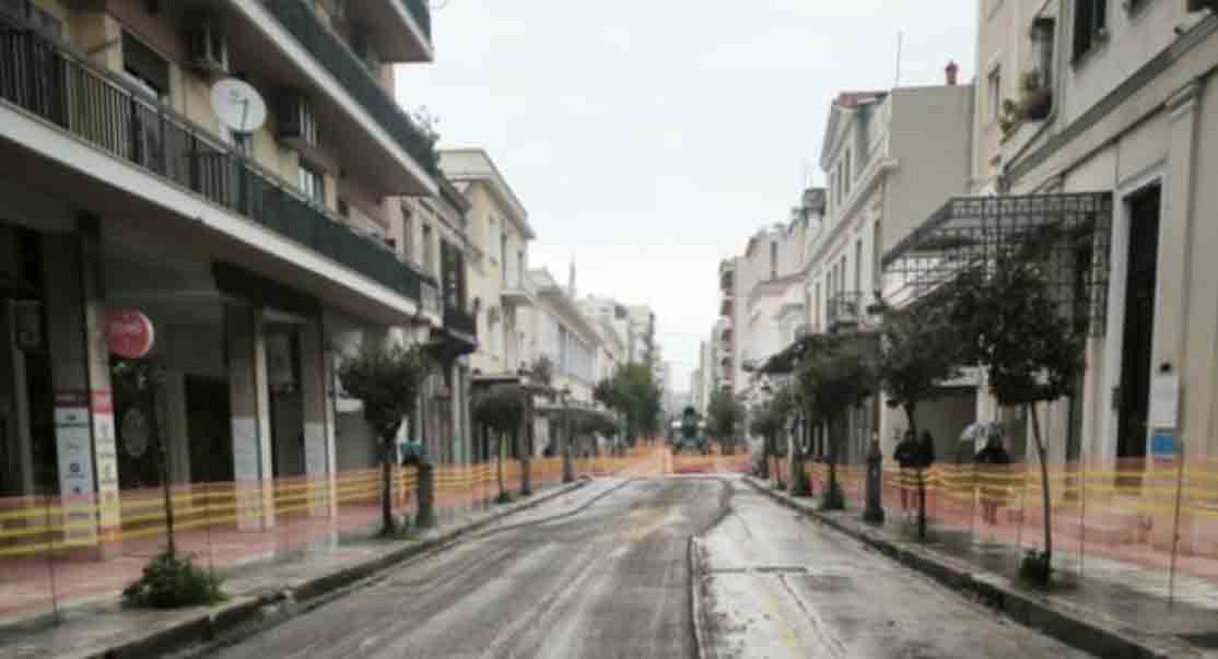 πεζοδρόμηση Μαιζώνος, έργα, γιαπί, Παντανάσση, Γούναρη, κυβόλιθοι, καθυστερήσεις, εμπορικοί κύκλοι, καρναβάλι, δημοτική αρχή, ΕΣΠΑ, χρονοδιάγραμμα, καταστήματα, καθυστέρηση έργου, προθεσμία 2026