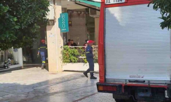 ξενοδοχείο, Μεντιτερανέ, φωτιά, πυρκαγιά, υπόγειο, Πυροσβεστική, Άγιος Νικόλαος, συναγερμός, εκκένωση, επέμβαση, πυροσβέστες, μικρής έκτασης, αναστάτωση, κέντρο πόλης, άμεση αντίδραση, ασφαλής εκκένωση, αίτια φωτιάς, έρευνα Πυροσβεστικής, πυροσβεστική επιχείρηση, φιλοξενούμενοι