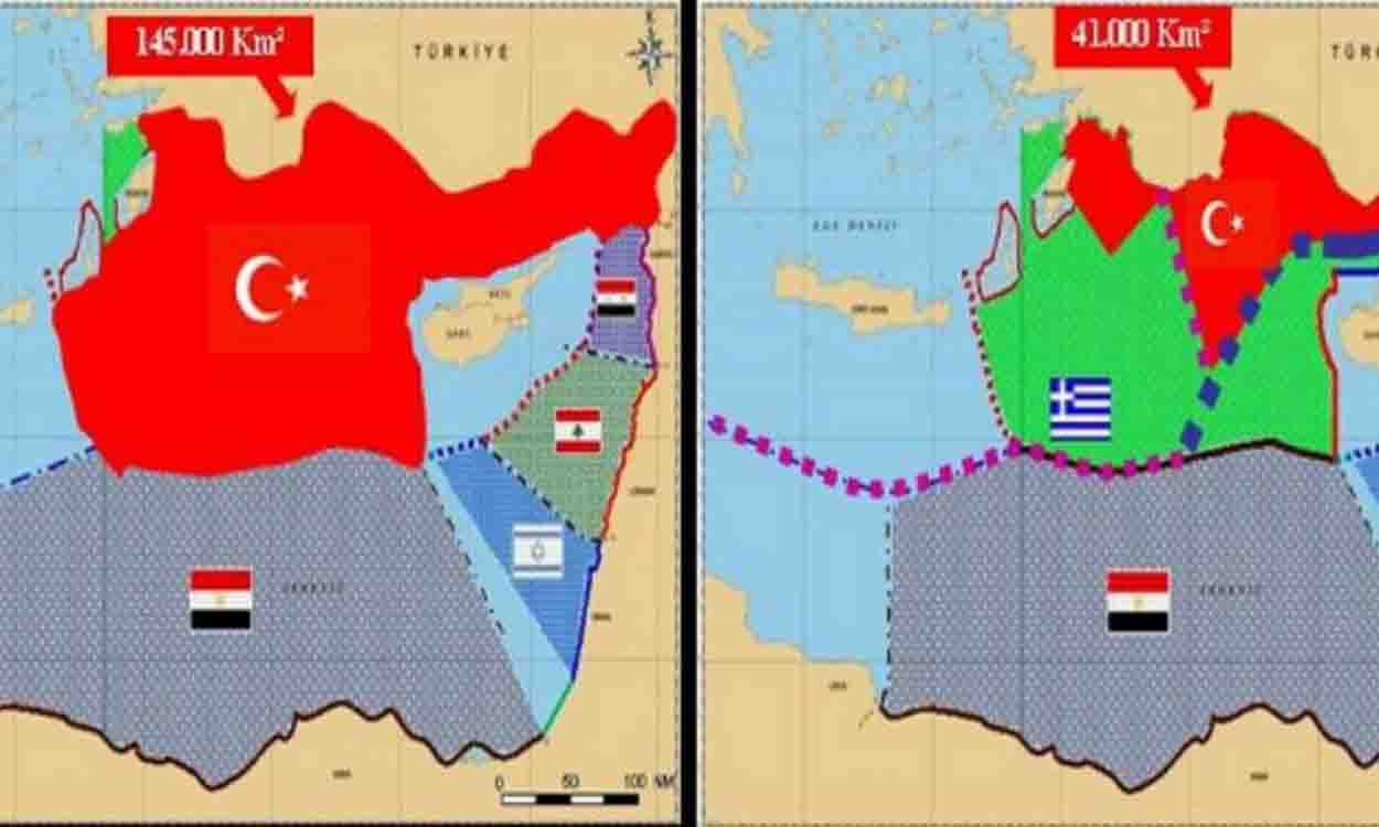 Αίγυπτος, Τουρκία, Ελλάδα, Ανατολική Μεσόγειος, γεωπολιτική, ενεργειακή διπλωματία, φυσικό αέριο, οριοθέτηση θαλάσσιων ζωνών, συμμαχίες, Λιβύη, EMGF, Γαλάζια Πατρίδα. Egypt, Turkey, Greece, East Mediterranean, geopolitics, energy diplomacy, natural gas, maritime delimitation, alliances, Libya, EMGF, Blue Homeland.