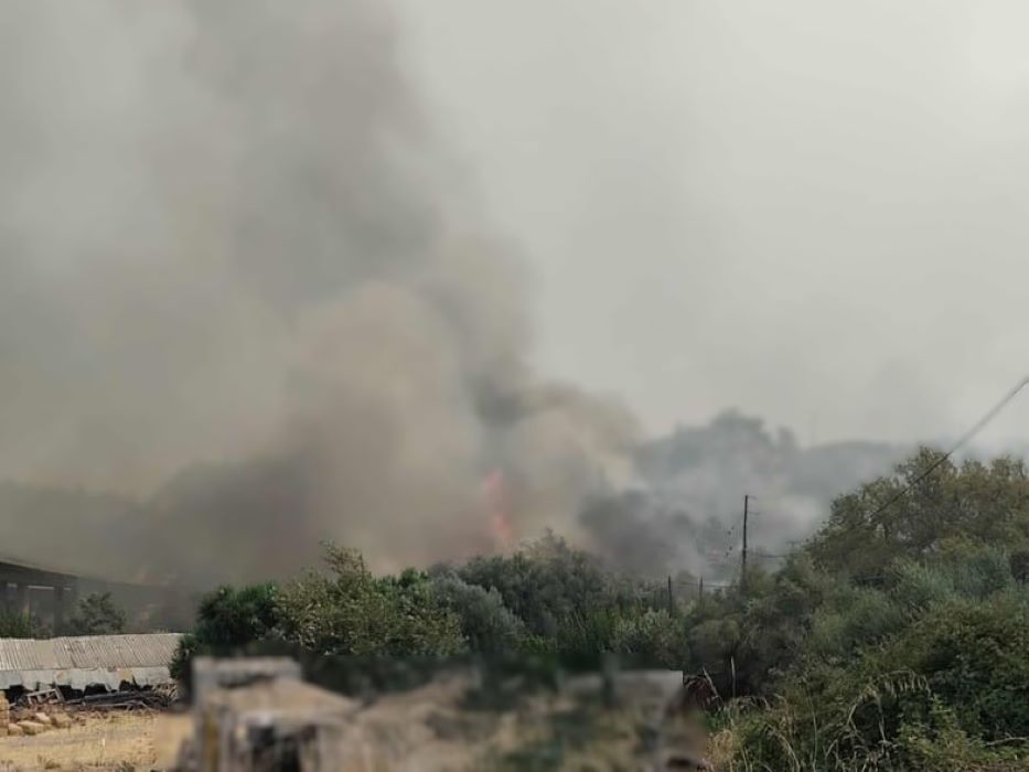 Μποζαΐτικα, φωτιά, πυρκαγιά, σπίτια, εκκλησίες, μοναστήρι Μπάλλα, απεγκλωβισμός, πυροσβεστική, καταστροφή, έκτακτη ανάγκη, Θεοφράστου, κατοίκοι, εκκένωση, επείγον, δημόσια ασφάλεια