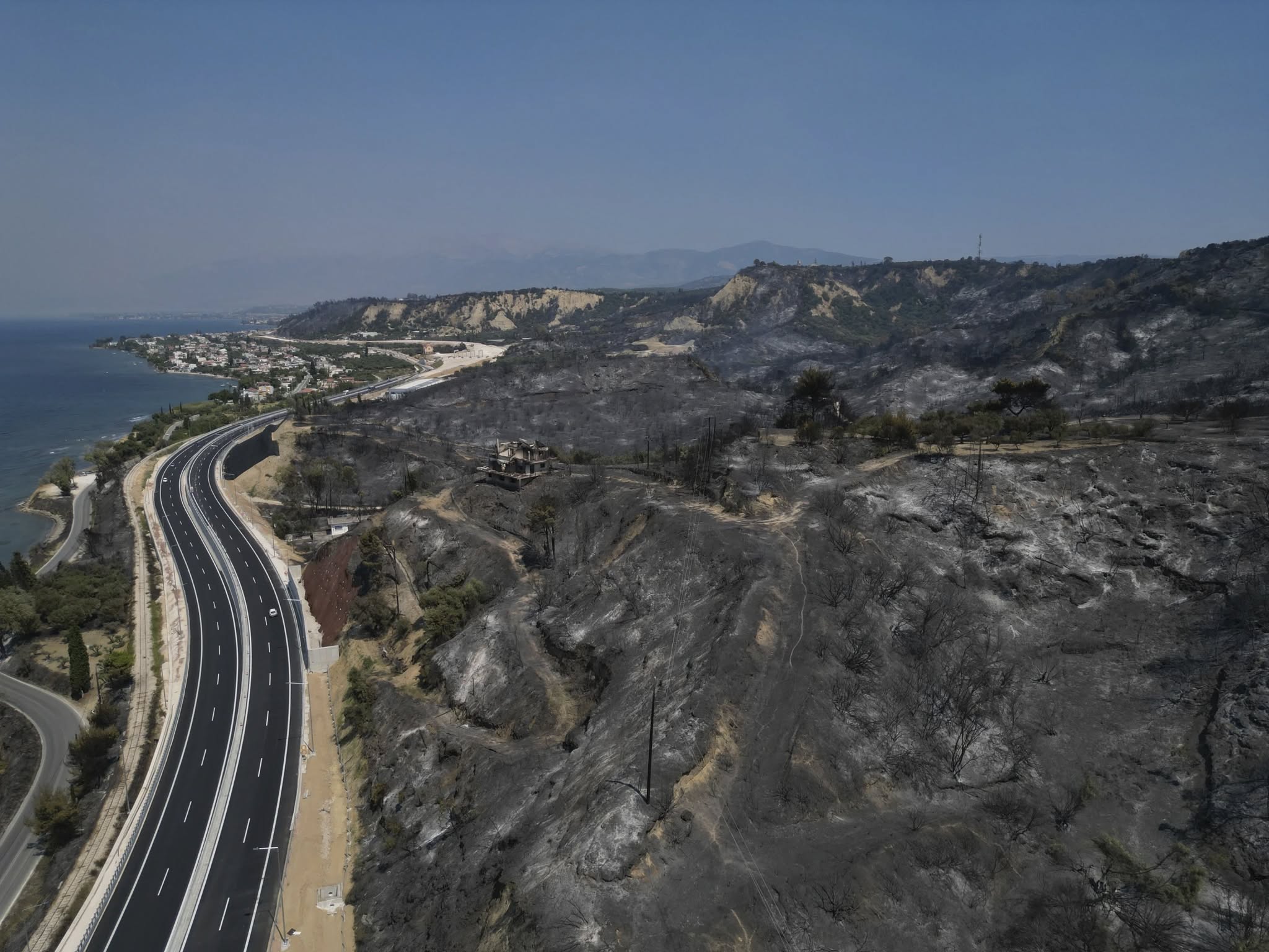 State of Emergency, Civil Protection Greece, Region of Western Greece, Chamber of Achaia, disaster recovery, forest destruction, support measures for fire victims, state of emergency 2025 Greece