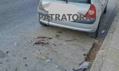 τροχαίο Πάτρα, Πατρινό ατύχημα, δίκυκλο ατύχημα, τραυματισμός νεαρού, ασθενοφόρο ΕΚΑΒ, Τροχαία Πατρών, οδός Γεωργίου Παπανδρέου, σύγκρουση οχήματος, τροχαίο ατύχημα Ελλάδα, νεαρός τραυματίας, Πατρα traffic accident, motorcycle accident Patras, young rider injured, ambulance EKAB, Patras Police, Georgiou Papandreou street, vehicle collision, road accident Greece, young motorcyclist injured