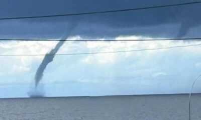υδροστρόβιλοι, waterspouts, Παξοί, Paxoi, Λευκάδα, Lefkada, Κάθισμα Λευκάδας, Kathisma Lefkada, σπάνιο φυσικό φαινόμενο, rare natural phenomenon, καταιγίδα, storm, θάλασσα, sea, θαλάσσιοι υδροστρόβιλοι, marine waterspouts, φωτογραφίες υδροστρόβιλων, waterspout photos, τουρισμός, tourism, επικίνδυνο φαινόμενο, dangerous phenomenon, καιρός, weather, μετεωρολογία, meteorology, εντυπωσιακές εικόνες,