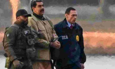 Νικολάς Μαδούρο, Nicolas Maduro, Βενεζουέλα, Venezuela, αμερικανική δικαιοσύνη, US justice, αιχμάλωτος πολέμου, prisoner of war, ναρκοτρομοκρατία, narcoterrorism, διακίνηση ναρκωτικών, drug trafficking, σύλληψη Μαδούρο, Maduro capture, στρατιωτική επιχείρηση ΗΠΑ, US military operation, δικαστήριο Νέας Υόρκης, New York court, Μανχάταν, Manhattan, Σίλια Φλόρες, Cilia Flores, Μιραφλόρες, Miraflores, Καράκας, Caracas, drones, ανατραπείς πρόεδρος, overthrown president, ειδικές δυνάμεις ΗΠΑ, US special forces