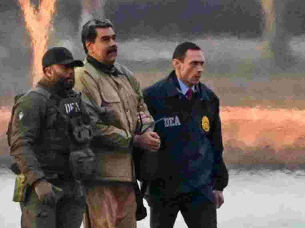 Νικολάς Μαδούρο, Nicolas Maduro, Βενεζουέλα, Venezuela, αμερικανική δικαιοσύνη, US justice, αιχμάλωτος πολέμου, prisoner of war, ναρκοτρομοκρατία, narcoterrorism, διακίνηση ναρκωτικών, drug trafficking, σύλληψη Μαδούρο, Maduro capture, στρατιωτική επιχείρηση ΗΠΑ, US military operation, δικαστήριο Νέας Υόρκης, New York court, Μανχάταν, Manhattan, Σίλια Φλόρες, Cilia Flores, Μιραφλόρες, Miraflores, Καράκας, Caracas, drones, ανατραπείς πρόεδρος, overthrown president, ειδικές δυνάμεις ΗΠΑ, US special forces