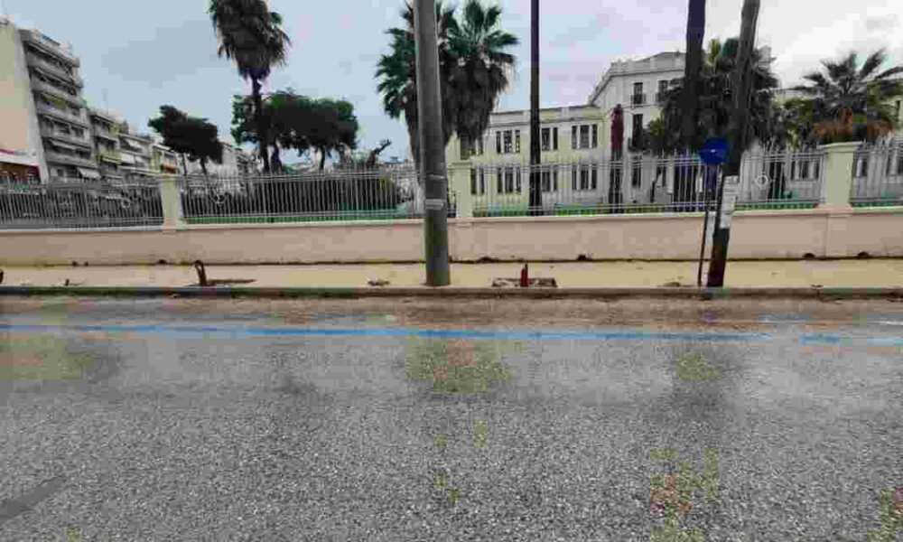 ανάπλαση οδού Σολωμού, Σκαγιοπούλειο Πάτρα, κοπή δέντρων Πάτρα, αστικό πράσινο, επικίνδυνα πεζοδρόμια, έργα δήμου Πατρέων, διαφάνεια δημόσιων έργων, ασφάλεια πεζών, Solomou street renovation Patras, urban tree felling Greece, Patras city redevelopment, Skagiopouleio area Patras, urban green loss, pedestrian safety Patras,