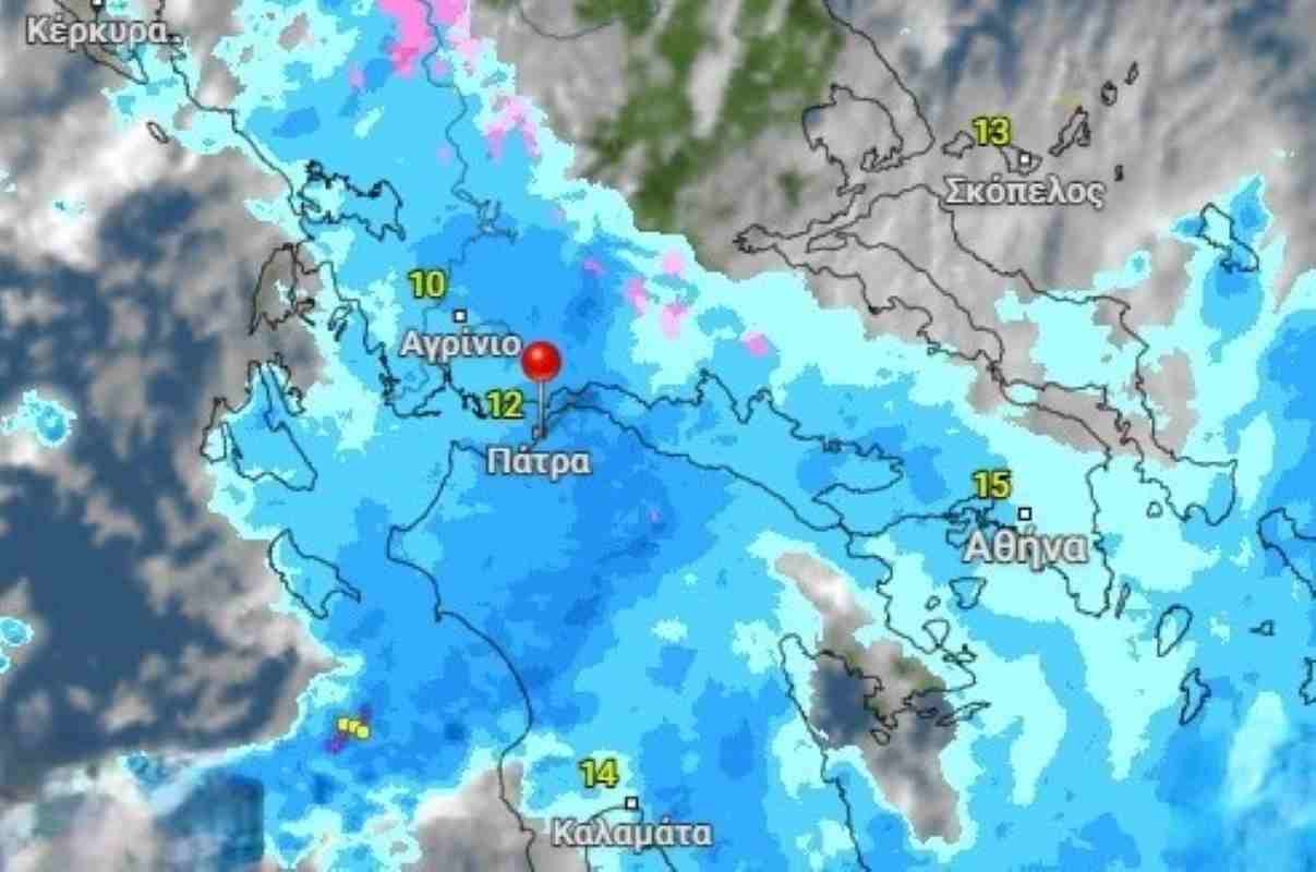 κακοκαιρία Πάτρα, καιρός Πάτρα τώρα, έκτακτο δελτίο ΕΜΥ, καταιγίδες Αχαΐα, αφρικανική σκόνη, λασποβροχές, πλημμύρες Δυτική Ελλάδα, πρόγνωση καιρού 2026, έντονα καιρικά φαινόμενα, λιμάνι Πάτρας άνεμοι, weather Patras Greece, severe weather Patras, Patras storms today, Saharan dust Greece, mud rain, Western Greece floods, EMY weather warning, weather forecast February 2026, Ionian sea weather,