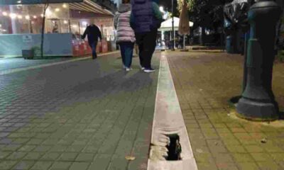 Τριών Ναυάρχων, Πάτρα, πεζόδρομος, κακοτεχνίες, κυβόλιθοι, επικίνδυνα σημεία, Δήμος Πατρέων, ανάπλαση Πάτρα, ασφάλεια πεζών, Trion Navarchon, Patras, pedestrian zone, construction flaws, cobblestones, urban redevelopment, safety hazards,