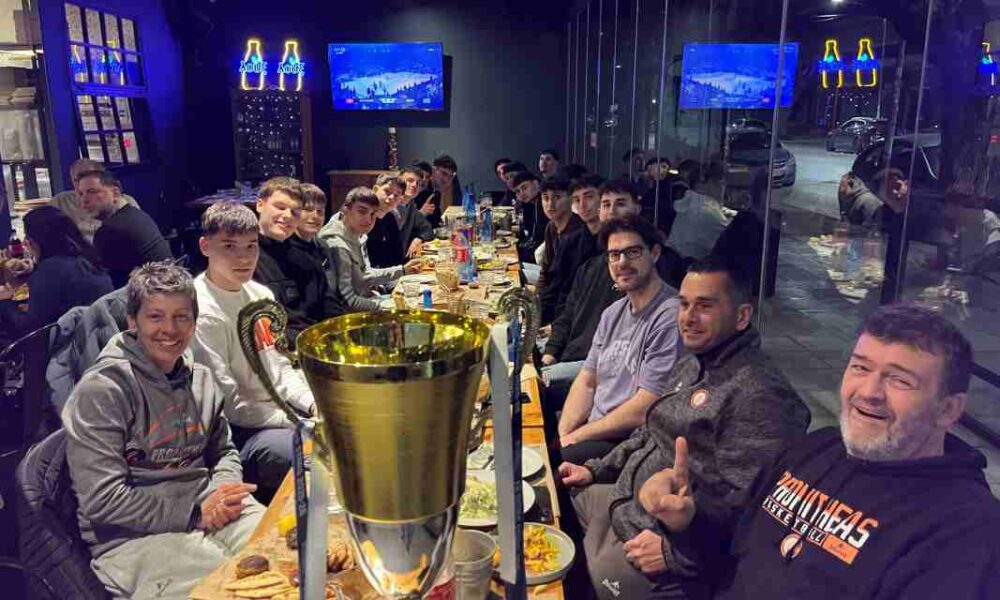 Rising Stars 25-26, Πρωταθλητές Rising Stars, Rising Stars Champions, PortoFino Kouzina, εορταστικό δείπνο, celebratory dinner, μπάσκετ νέων, youth basketball Greece, αθλητική διατροφή, athletes nutrition, τουρνουά μπάσκετ, basketball tournament 2026, PortoFino Kouzina hospitality, νικητές Rising Stars, Rising Stars winners, αθλητική εκδήλωση, sports event Greece.