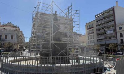 Πλατεία Γεωργίου, Πάτρα, συντριβάνια Πάτρας, συντήρηση μνημείων, Υπουργείο Πολιτισμού, Δημοτικό Θέατρο Απόλλων, ρύπανση πόλης, τουρισμός Πάτρα, πλατεία Γεωργίου Α, Plateia Georgiou, Patras, Patra, fountains of Patras, fountain maintenance, Ministry of Culture, Apollon Theatre Patras, urban neglect, Patras tourism, maintenance works, Georgiou Square, sintrivania Patras, plateia georgiou patra, dhmt, ipourgeio politismou, tourismos patra, skoupidia patra,