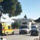 τροχαίο ατύχημα, Καμίνια, Πάτρα, ποδηλάτης, Παλαιά Εθνική Οδός Πατρών Πύργου, ΕΚΑΒ, νοσοκομείο, οδική ασφάλεια, Προαστιακός Πάτρας, επικίνδυνος δρόμος, τροχαίο σήμερα, Patras, Kaminia, car accident, cyclist injured, road safety, Old National Road Patras Pyrgos, traffic accident Greece, troxaio, Kamina, podilatis, odiki asfaleia, proastiakos,