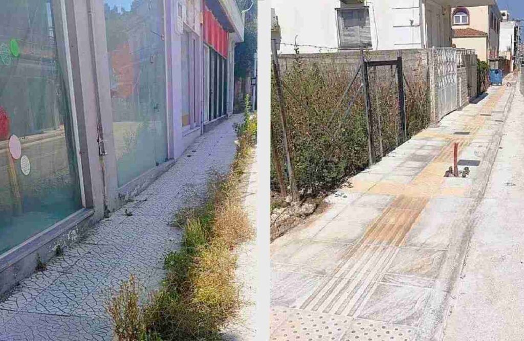 Οδός 12ου Συντάγματος, Πάτρα, πεζοδρόμια Πάτρα, έργα ανάπλασης, προσβασιμότητα ΑμεΑ, καταγγελίες κατοίκων, οδική ασφάλεια, Δήμος Πατρέων, κακοτεχνίες, Patras sidewalks, Patras infrastructure, 12th Syntagmatos street, urban reconstruction, pedestrian safety, accessibility Patras, Odos 12ou Syntagmatos, Patra, pezodromia Patra, erga anaplasis, accessibility Amea, kataggelies katoikon, odiki asfaleia, Dimos Patreon, kakotechnies,