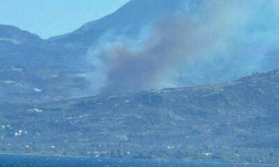 Επιχείρηση της Πυροσβεστικής στη φωτιά στις Νεραντζιές Αχαΐας