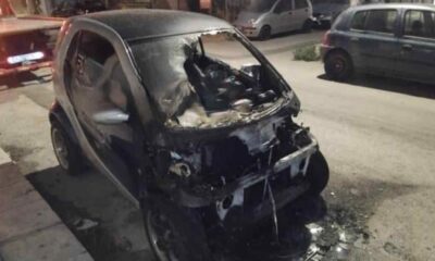 Πάτρα, Patra, Patras, φωτιά, fotia, fire, πυρκαγιά, pyrkayia, car fire, σταθμευμένο όχημα, stathmevmeno ochima, parked car, Smart, Μαιζώνος, Maizonos, Ιεροθέου, Ierotheou, εμπρησμός, emprismos, arson, Πυροσβεστική, Pyrosvestiki, fire department, Ανακριτικό, Anakritiko, investigation, ειδήσεις, eidiseis, news,