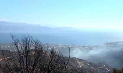 φωτιά, πυρκαγιά, Αιγιάλεια, αναζωπυρώσεις, Πολιτική Προστασία, Νίκος Καραΐσκος, Πυροσβεστική, εκκενώσεις, ζημιές καλλιέργειες, Αχαΐα, fire, wildfire, Aigialeia, Aigialeia fire, Civil Protection, Fire Service, evacuations, Achaia, Greece fire, updates,
