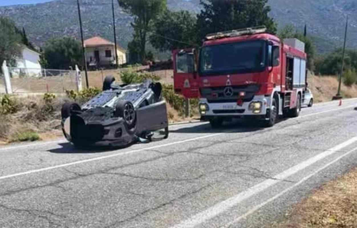 τροχαίο, ατύχημα, Γαυρολίμνη, Εθνική Οδός, Αντίρριο, Ιωάννινα, Μεσολόγγι, ΕΚΑΒ, Τροχαία, ανατροπή αυτοκινήτου, τραυματισμός, car accident, traffic accident, Gavrolimni, Antirrio, Ioannina, Messolonghi, road safety, vehicle rollover, troxaio, atychima, Gavrolimni, Antirrio, Ioannina, Mesolongi, EKAB, troxaia,