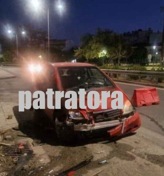 τροχαίο Πάτρα, τροχαίο Ελευθερίου Βενιζέλου, ατύχημα Πάτρα, Τροχαία Πατρών, τροχαίο ξημερώματα, προσκρουση σε σκαλωσιά, troxaio Patra, troxaio Eleftheriou Venizelou, atychima Patra, Troxaia Patron, Patra car accident, Patras traffic accident, Eleftheriou Venizelou Patra, Patras news, car crash Patras,